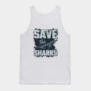 Save the sharks Tank Top